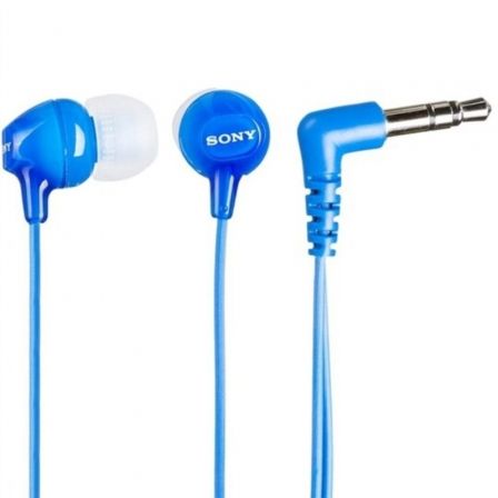 Sony Auriculares intraurales MDR-EX15LP/LI Azul con conector jack 3.5 mm y cable de 1.2 m